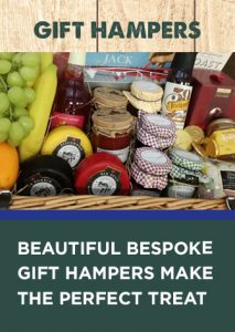 Beautiful, bespoke gift hampers make the perfect treat