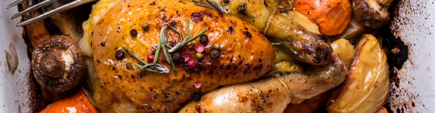 Roast Chicken with Root Vegetables