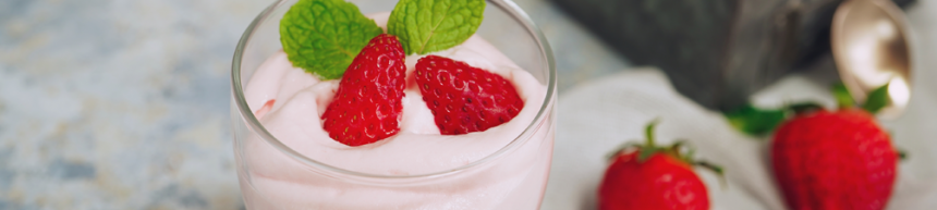 Strawberry Marshmallow Mousse