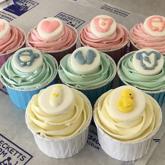 Celebration Cakes - baby shower cupcakes