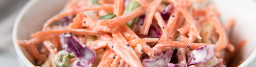 Celeriac and Apple Coleslaw