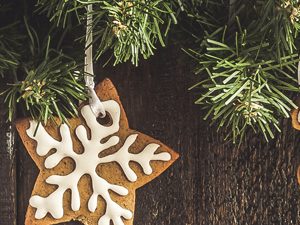 christmas tree biscuits