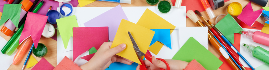 Arts-and-crafts-banner fun activities