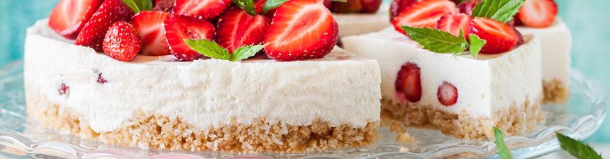 No-bake strawberry