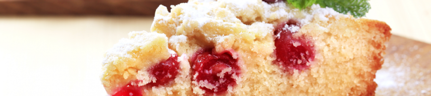 cherry sponge cake