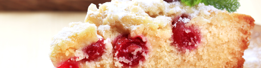 cherry sponge cake