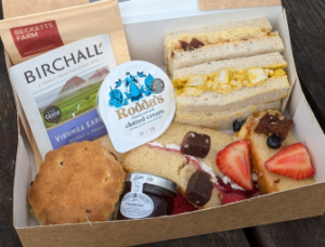 takeaway afternoon tea
