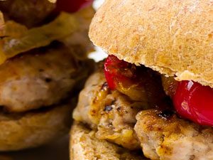 pork and Apple Burgers