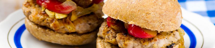 pork and Apple Burgers