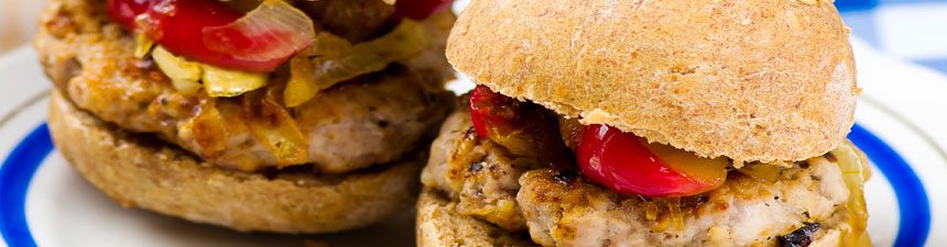 pork and Apple Burgers