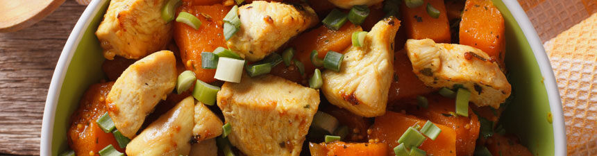 chicken and sweet potato curry