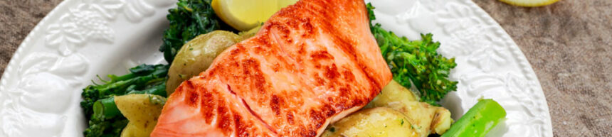 pan fried salmon