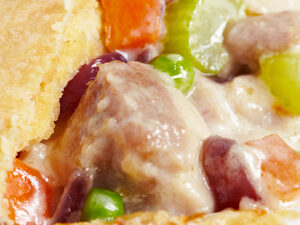 ham turkey and sprout pie