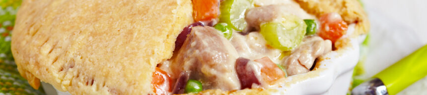 ham turkey and sprout pie