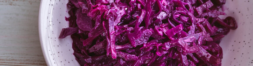 spiced red cabbage