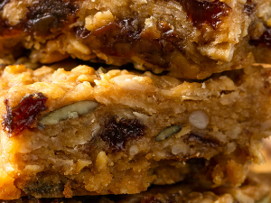 carrot cake flapjack