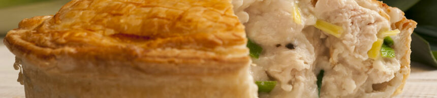 chicken and leek pie