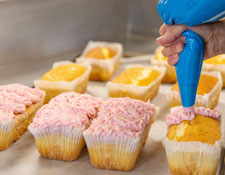 confectionary topping loaded cakes