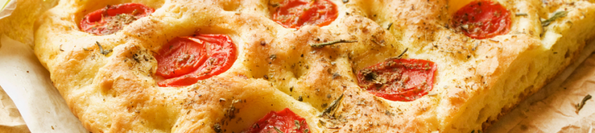 tomato and rosemary focaccia