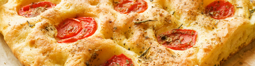 tomato and rosemary focaccia