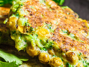 pea fritters