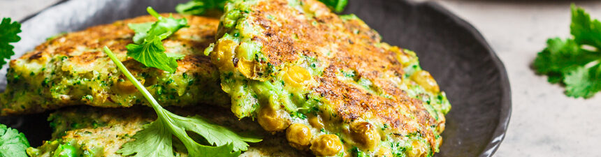 pea fritters