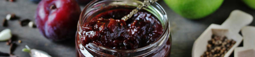 plum & ginger chutney