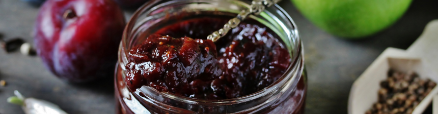 plum & ginger chutney