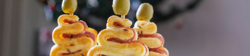 Christmas Tree Prosciutto Palmiers