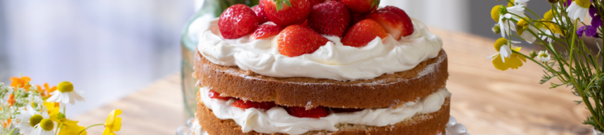 strawberry cake