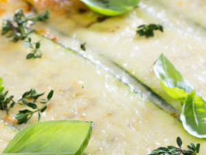 courgette and spinach lasagne