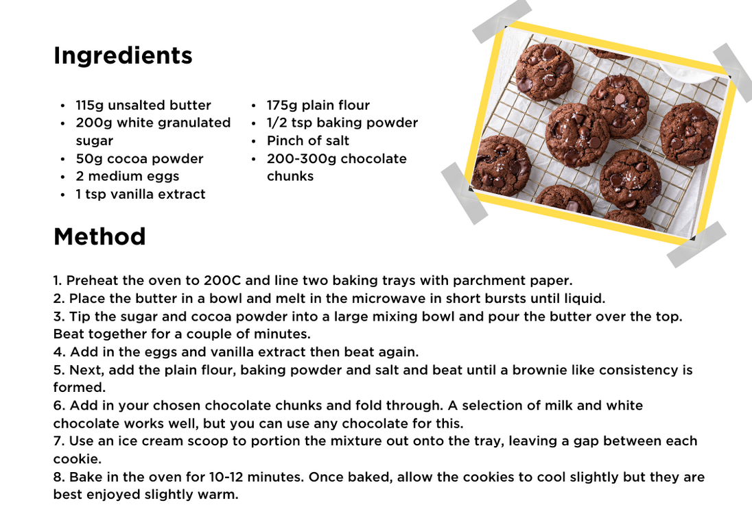 triple chocolate cookies recipe 