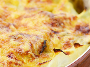 savoy cabbage gratin