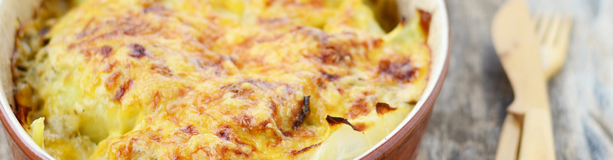 savoy cabbage gratin