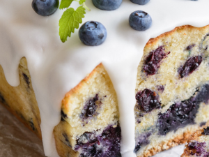 lemon and blueberry loaf cake