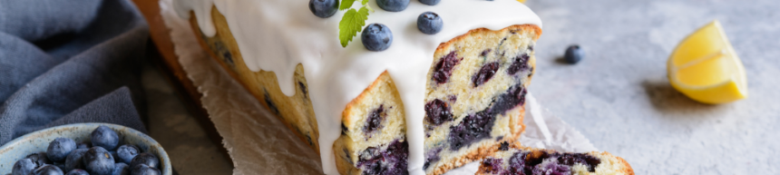 lemon and blueberry loaf cake