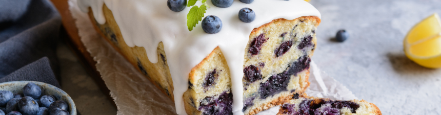 lemon and blueberry loaf cake