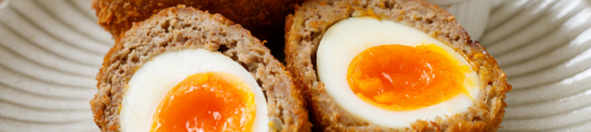 pork and mustard scotch eggs