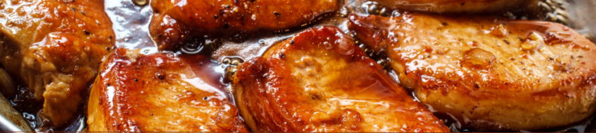 sticky bbq pork steaks