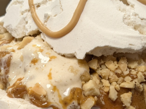 Banoffee-nut Meringue Ice Cream Sandwich