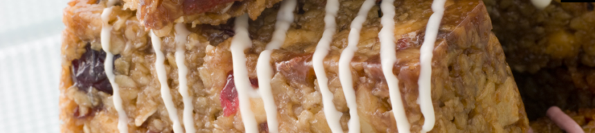 raspberry and white chocolate flapjacks