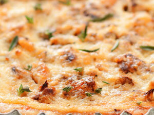 cauliflower cheese quiche