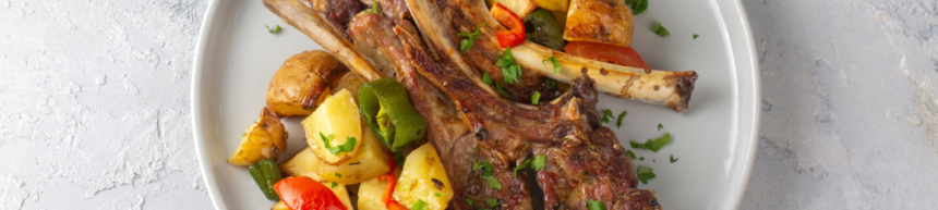lamb chop traybake