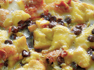 chocolate bread and butter pudding