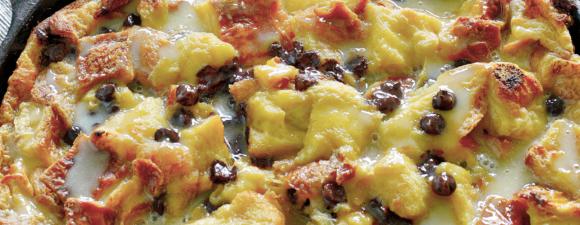 chocolate bread and butter pudding