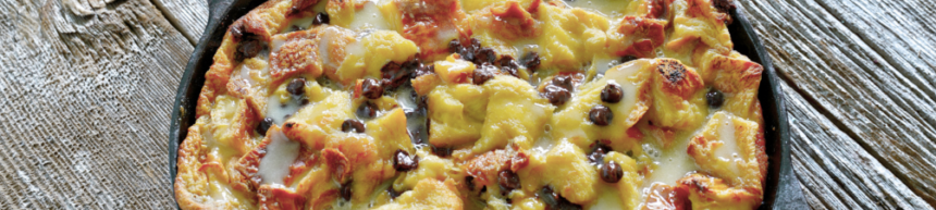 chocolate bread and butter pudding