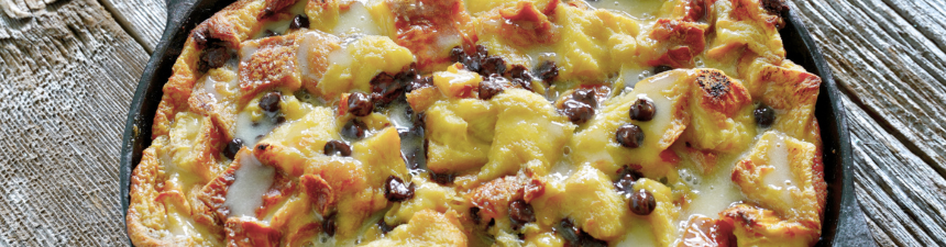 chocolate bread and butter pudding