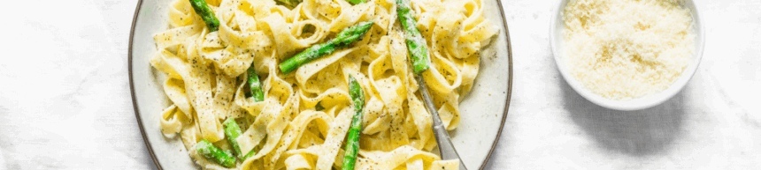 creamy asparagus pasta