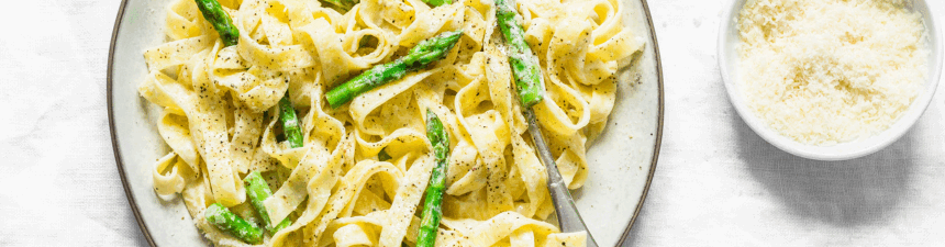 creamy asparagus pasta