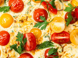 tomato and ricotta tart